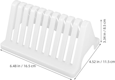 2PCS Microscope Slides Staining Rack - Glass Slide Drain Stand Drying Holder - Plastic Multi-Slot Laboratory Sample Storage Shelf for Lab in Saudi Arabia