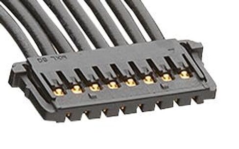 مجموعة كابلات Molex/Waldom، 15132-1205، Pico-Lock-to-Pico-Lock Off-The-Shelf (OTS) - مسافة 1.50 مم - صف واحد - طول 450.00 مم - 12 دائرة - أسود. (23 عنصر/عناصر) in Kuwait