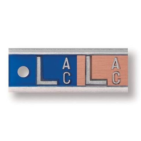 علامات الأشعة السينية (الألومنيوم) - نصف نحاس مفلتر، اليمين فقط، 1/2 بوصة حرف الرصاص "R" in Kuwait