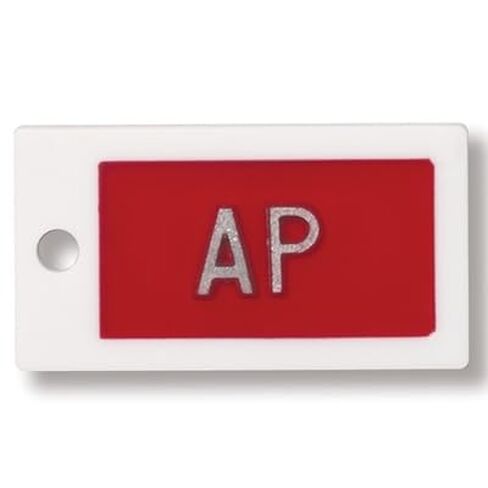 Word X-Ray Markers (Plastic) - 1 Character, 3/8" Lead Letters/Numbers, Red in Saudi Arabia
