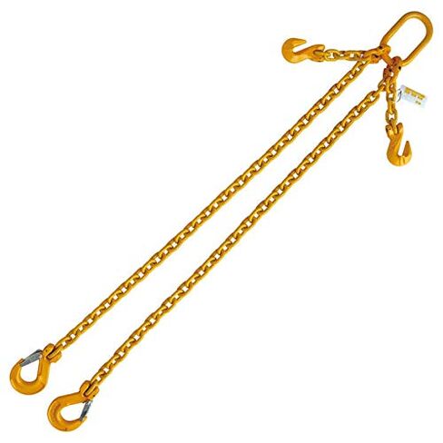 1/4"x6' G80 Adjustable Chain Sling with Sling Hook Double Leg 4600 LBS Capacity in Saudi Arabia