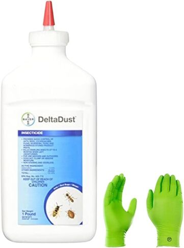 Delta Dust with USA Supply Professional Pest Control Gloves, Multi-Use Pesticide Application Kit with Delta Dust in Kuwait