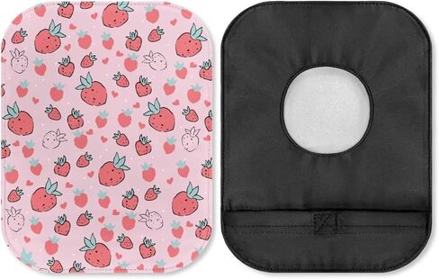 Rnyleeg Skull Colostomy Bag Cover for Women Flower Hummingbird Rose Printed Washable Ostomy Bag Covers with Closure for Ileostomy Stoma Care in Kuwait