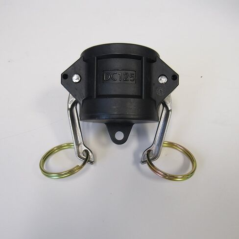 DC125 Polypropylene 1-1/4 Inch Female Camlock Cap, Durable Cam and Groove Fitting, Stainless Steel Cam Arms, Leak-Tight, Chemical-Resistant, 125 PSI, UV & Weather Resistant Gaskets in Saudi Arabia