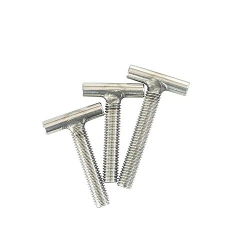 كتل الجوز المسار. 2 قطعة M14 50 ~ 120 مللي متر T-شكل قضيب ملولب لقط غطاء الترباس GB37 304 الفولاذ المقاوم للصدأ T-الأخدود المسمار (M14 * 65 مللي متر) in Kuwait