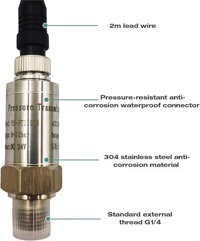 مستشعر ضغط الماء 4-20ma 0.01-1Mpa مضخة العاكس in Saudi Arabia