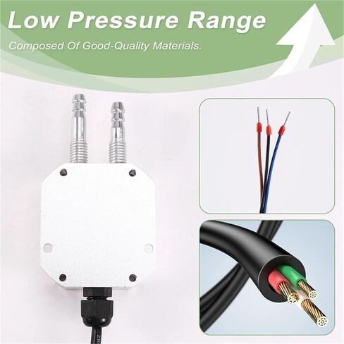 Air Wind Pressure Differential Transmitter Pressure Differential Transmitter 4-20Ma 0-10V 2Kpa Out Sensor in Saudi Arabia