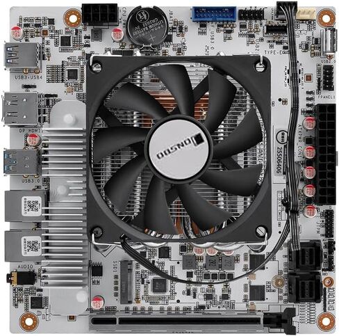 Ryzen 78845HS 8-core NAS Motherboard with Dual 10G Ethernet Ports and 8-Bay AI Processor (Motherboard +2*SFF8643+ Fan) in Saudi Arabia