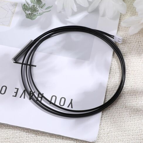 3 قطع 10K مستشعر درجة الحرارة 1 متر مسبار درجة الحرارة مقاوم للماء من الفولاذ المقاوم للصدأ 3950 NTC الثرمستور مجسات الاستشعار الرقمية Temps جهاز إرسال تمديد كابل لثلاجة موزع المياه in Kuwait