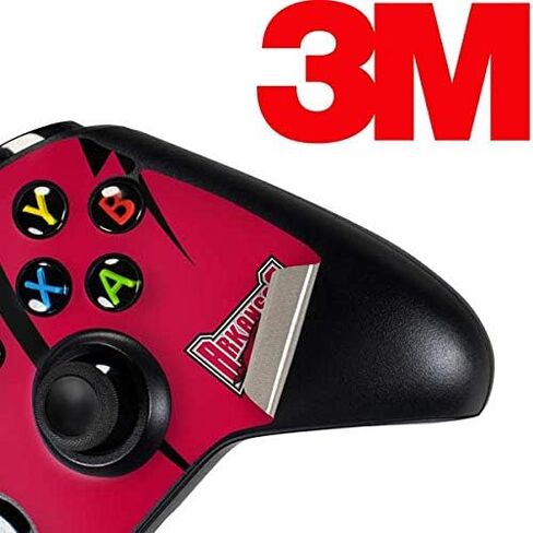 Skinit Decal Gaming Skin Compatible with Xbox One Controller - Officially Licensed College Arkansas Razorbacks Design in Saudi Arabia