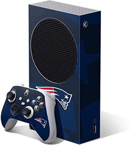 Skinit Decal Gaming Skin Compatible with Xbox Series S Bundle - Officially Licensed NFL New England Patriots Design in Saudi Arabia