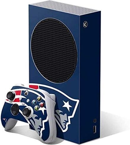 Skinit Decal Gaming Skin Compatible with Xbox Series S Bundle - Officially Licensed NFL New England Patriots Design in Saudi Arabia
