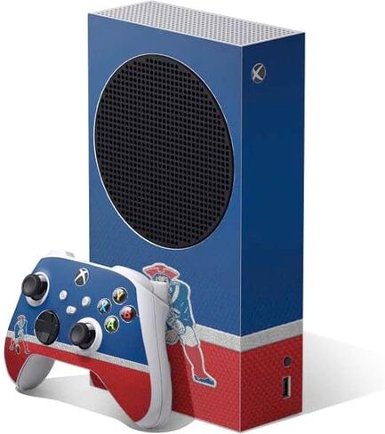 Skinit Decal Gaming Skin Compatible with Xbox Series S Bundle - Officially Licensed NFL New England Patriots Design in Saudi Arabia