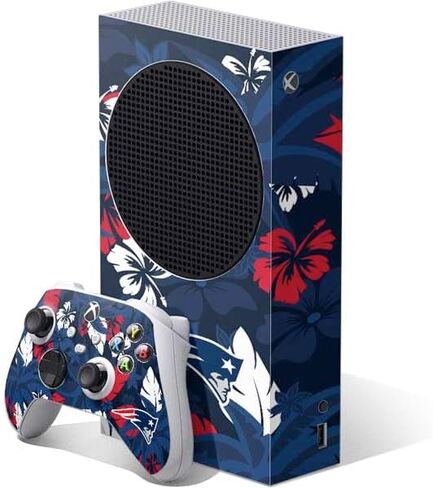 Skinit Decal Gaming Skin Compatible with Xbox Series S Bundle - Officially Licensed NFL New England Patriots Design in Saudi Arabia
