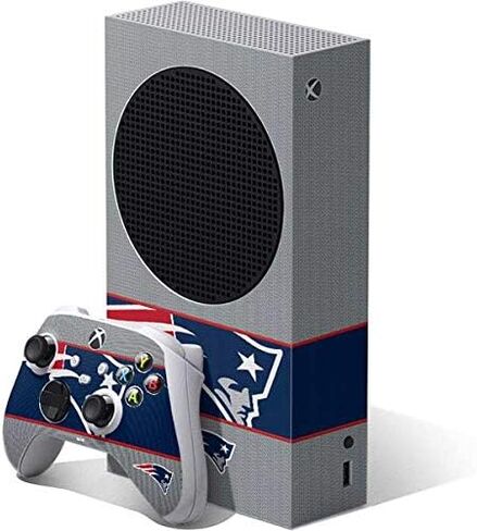 Skinit Decal Gaming Skin Compatible with Xbox Series S Bundle - Officially Licensed NFL New England Patriots Design in Saudi Arabia