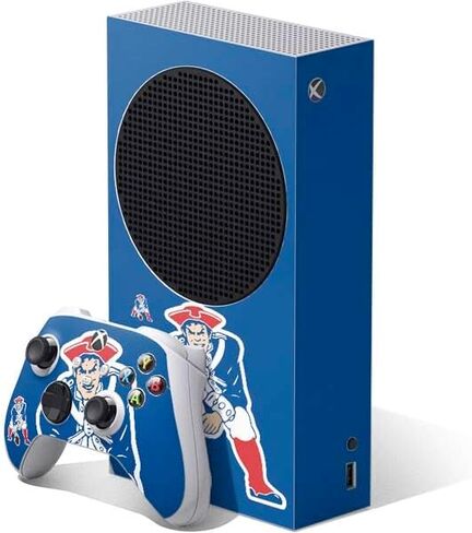 Skinit Decal Gaming Skin Compatible with Xbox Series S Bundle - Officially Licensed NFL New England Patriots Design in Saudi Arabia