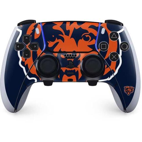 Skinit Decal Gaming Skin Compatible with PS5 DualSense Edge Pro Controller - Officially Licensed NFL Chicago Bears Double Vision Design in Saudi Arabia