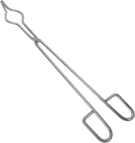 TIDTALEO Stainless Steel Crucible Tongs 45cm – Lab Melting Crucible Clamp Tool for Metal Casting, Chemical Beaker Holder Pliers Suitable for Laboratory and Jewelry Use in Saudi Arabia