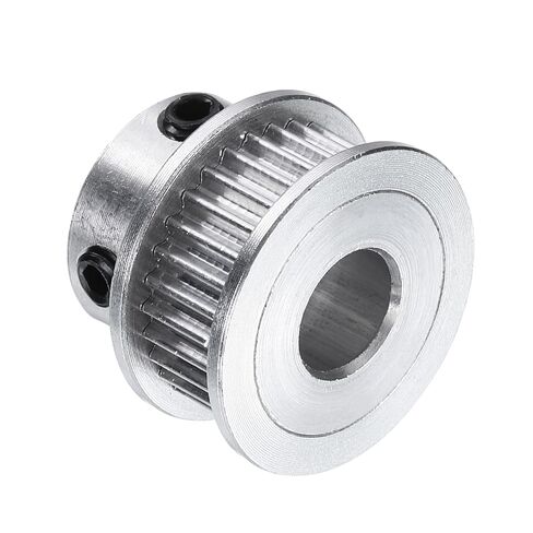 uxcell 4pcs GT-2 30T Pulley Synchronous Wheel 8mm Bore, Aluminum Timing Pulley 30 Teeth, Fit Width 6mm Timing Belt for 3D Printer CNC Machine in Saudi Arabia