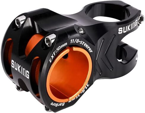 CYSKY MTB Stem Universal 31.8 35mm Bar Clamp 35mm 50mm Length, Mountain Bike Stem Short Handlebar Stem Riser for All Mountain, MTB, Downhill, Road Bike in Saudi Arabia
