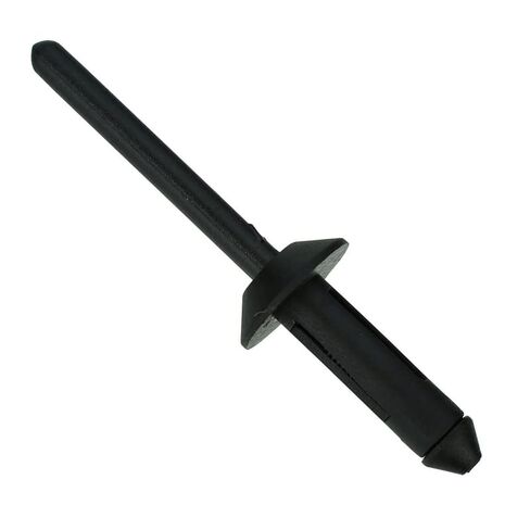 Sherco-Auto Black Nylon Blind Rivet Mandrel Retainer - 13/64" Dia. - 15/32" Flange - 25 Pack in Saudi Arabia