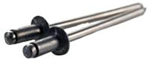 ABA 6-6 Aluminum Dome Head Blind Rivet, 3/16 (.251-.375) x 0.550, Pack of 25 in Saudi Arabia
