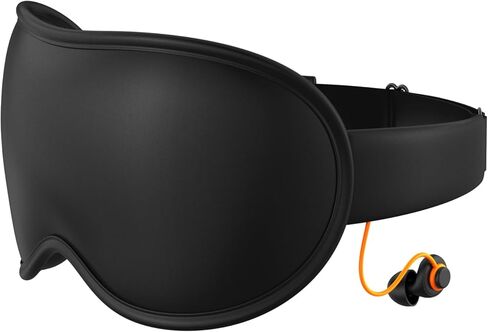 قناع نوم يحجب الضوء مع حزام قابل للتعديل، قناع عين ثلاثي الأبعاد للنوم، مناسب للنوم الجانبي للرجال والنساء، معصوب العينين بدون ضغط على العين للسفر والقيلولة in Kuwait