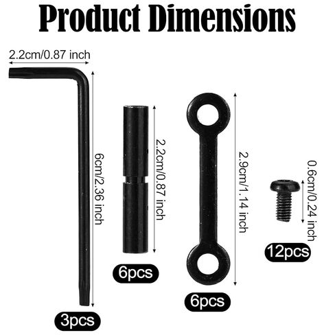 3 Set Anti Walk Pins, Durable Iron Anti-Slip Rotation Pins for Vehicles Model Airplanes and Motorcycle Engines in Saudi Arabia