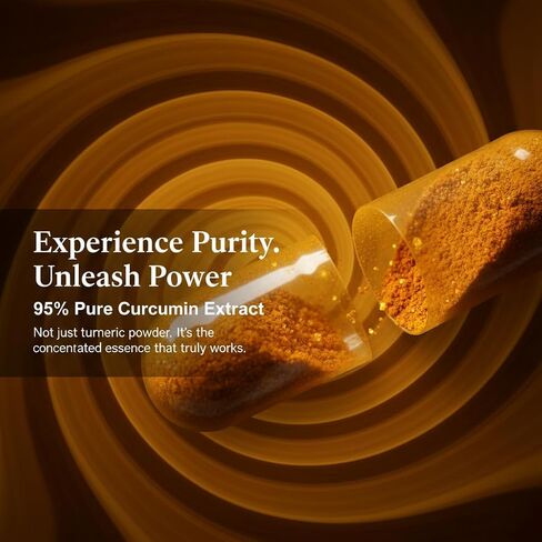 مكمل الكركمين الكركم من لومين، 2400 ملغ من مستخلص الكركم مع 95% من الكركمينويدات، نباتي، غير معدّل وراثيًا، خالي من الغلوتين (1 قطعة) in Kuwait