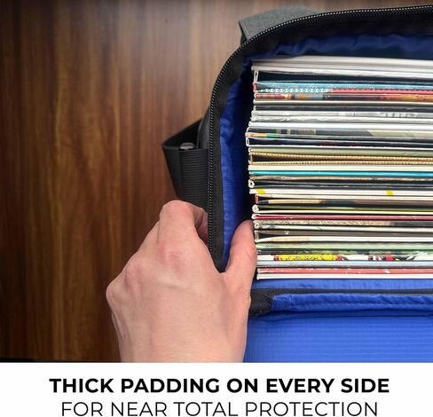 Record Roots Big LP Hauler – Heavy-Duty Vinyl Record Carry Bag for 50+ LPs | Padded, Weather-Resistant, Travel-Ready DJ & Collector Bag in Saudi Arabia