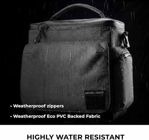 Record Roots Big LP Hauler – Heavy-Duty Vinyl Record Carry Bag for 50+ LPs | Padded, Weather-Resistant, Travel-Ready DJ & Collector Bag in Saudi Arabia