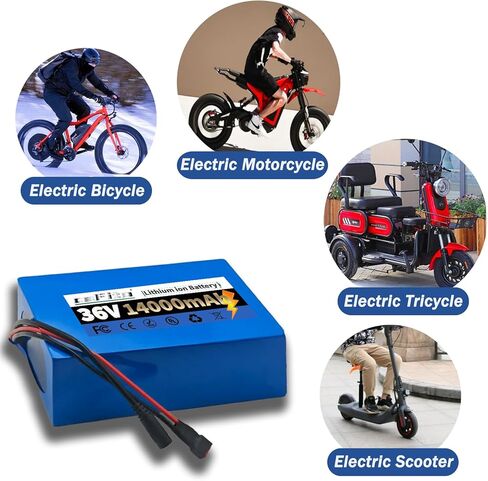 36V 14Ah Ebike Battery 36V Lithium Battery 36 Volt Electric Bike Batteries for 200W 400W 600W 800W 1000W Ebikes, Electric Bicycles, Scooters, ATVs, Motorcycles in Saudi Arabia