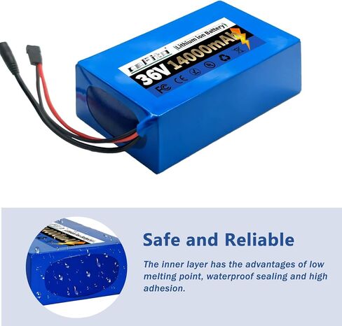 36V 14Ah Ebike Battery 36V Lithium Battery 36 Volt Electric Bike Batteries for 200W 400W 600W 800W 1000W Ebikes, Electric Bicycles, Scooters, ATVs, Motorcycles in Saudi Arabia