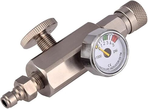 HPA 80MM مقرنة سريعة اسطوانة الغاز إعادة ملء الفولاذ المقاوم للصدأ محول صمام إمدادات خزان الهواء لملحقات محطة الغوص (الخيارات 2) in Kuwait