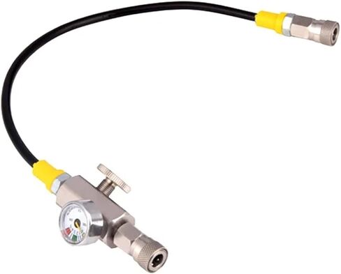 HPA 80MM مقرنة سريعة اسطوانة الغاز إعادة ملء الفولاذ المقاوم للصدأ محول صمام إمدادات خزان الهواء لملحقات محطة الغوص (الخيارات 4) in Kuwait