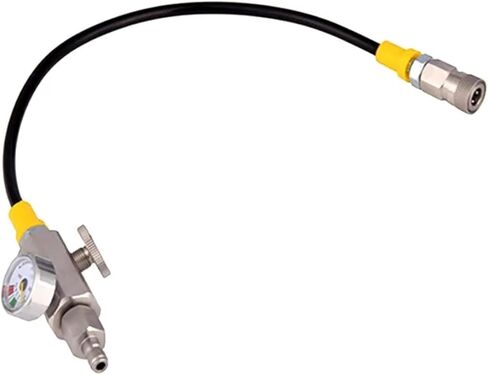 HPA 80MM مقرنة سريعة اسطوانة الغاز إعادة ملء الفولاذ المقاوم للصدأ محول صمام إمدادات خزان الهواء لملحقات محطة الغوص (الخيارات 4) in Kuwait