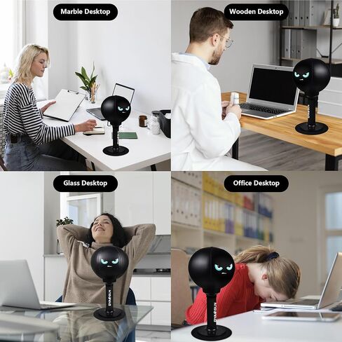 Desktop Punching Bag,Portable Strong Suction Cup Boxing Bag Speed Balls,for Home or Office Boxing Stress Relief Training,Fun Punch Gift for Kids or Adult or Coworker(Black) in Kuwait