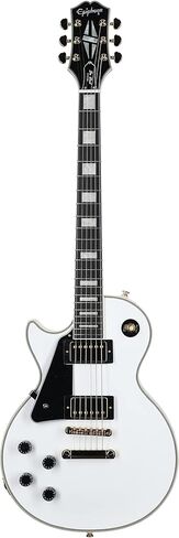 Epiphone Les Paul Custom, Lefty Alpine White with Gold Hardware in Saudi Arabia