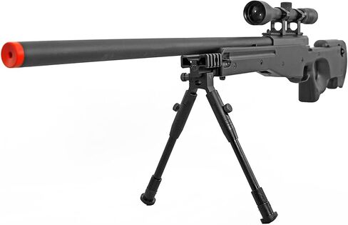 BBTac BT59 Airsoft Sniper Rifle Bolt Action Type 96 Airsoft Gun, with 3-9x40 Rifle Scope & Aluminum Bipod in Kuwait