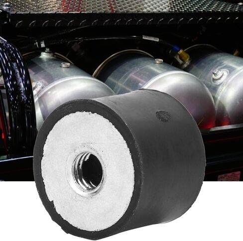4Pcs M6 Rubber Shock Absorber – Vibration Damping Mount for Automotive & Machinery, Anti-Vibration Bobbin Isolator with Heat-Resistance(20 * 15 M6) in Saudi Arabia