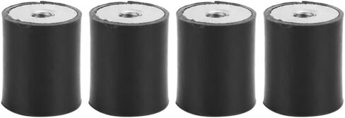 4Pcs M6 Rubber Shock Absorber – Vibration Damping Mount for Automotive & Machinery, Anti-Vibration Bobbin Isolator with Heat-Resistance(20 * 15 M6) in Saudi Arabia