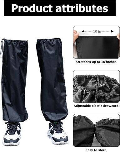 قطعتان من أغطية الساق للعناية بالعشب، شقوق أرجل تشذيب الحديقة، مادة أكسفورد مقاومة للماء، ملاءمة عالمية قابلة للتعديل للرجال والنساء مثالية للبستنة والعناية بالعشب والمشي لمسافات طويلة والصيد والحماية في الهواء الطلق in Kuwait