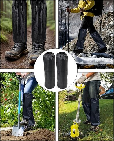 قطعتان من أغطية الساق للعناية بالعشب، شقوق أرجل تشذيب الحديقة، مادة أكسفورد مقاومة للماء، ملاءمة عالمية قابلة للتعديل للرجال والنساء مثالية للبستنة والعناية بالعشب والمشي لمسافات طويلة والصيد والحماية في الهواء الطلق in Kuwait