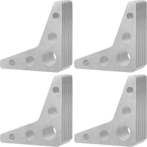 A572 Grade 50 Weld On Gussets 8 Pack 3"x3"x1/4" Steel Triangle Braces Vibratory Polished High Strength Corner Supports for Welding Tables Roll Cages and Trailers Non Galvanized Safe Welding in Saudi Arabia