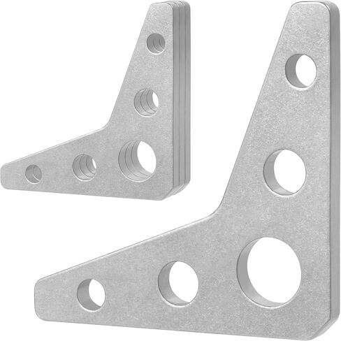 A572 Grade 50 Weld On Gussets 8 Pack 3"x3"x1/4" Steel Triangle Braces Vibratory Polished High Strength Corner Supports for Welding Tables Roll Cages and Trailers Non Galvanized Safe Welding in Saudi Arabia