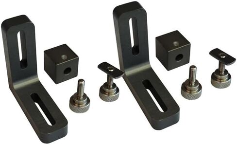 مجموعة دعامات تثبيت السياج مع الأجهزة، مجموعة من قطعتين | للاستخدام مع طاولات المنشار المتري المدمجة والمحمولة in Kuwait