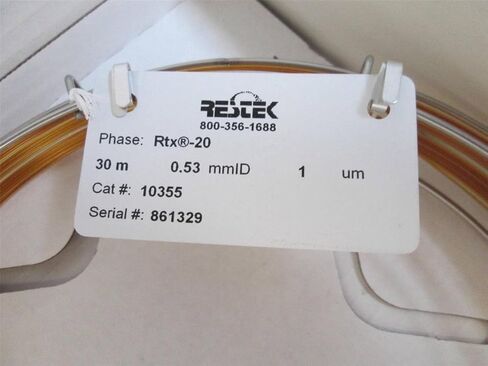 عمود Restek 10355 RTX-20 كروماتوغرافيا GC؛ 30 م؛ 0.53 ملم معرف؛ 1um df جديد في الصندوق in Kuwait