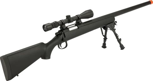 Evike Airsoft - CYMA Standard V.S.R-10 BOL.t Action Airsoft Sni.per Ri.fle (اللون: أسود مع نطاق R.ail) in Kuwait