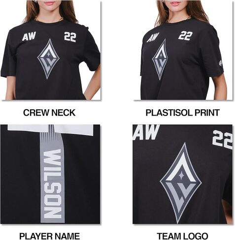 Ultra Game WNBA Unisex-Adult WNBA Official Super Soft Players T-Shirt in Saudi Arabia