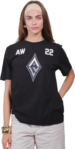 Ultra Game WNBA Unisex-Adult WNBA Official Super Soft Players T-Shirt in Saudi Arabia